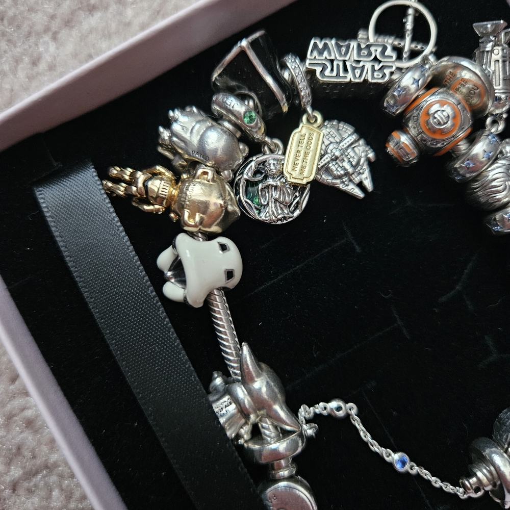 Pandora Star Wars Charm Bracelet Authentic - Picture 3 of 4